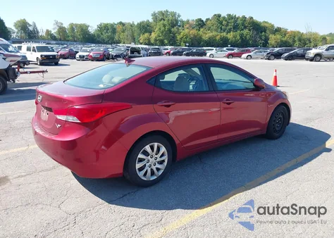 2013 Hyundai Elantra Gls из США, поврежденный, VIN 5NPDH4AE1DH184210